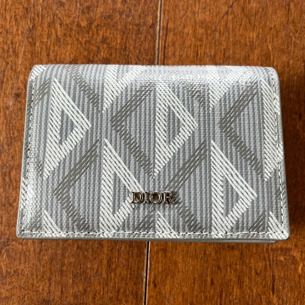 Dior Essentials Wallet - Gray CD Diamond Canvas